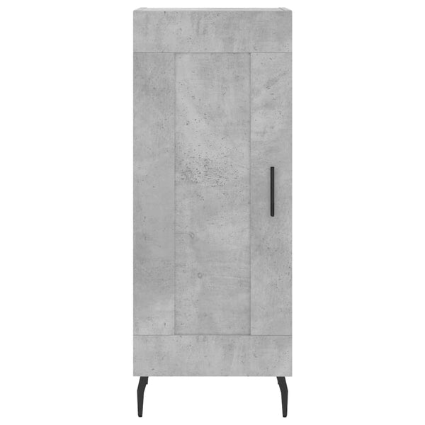 Betongraues Sideboard Abbas 34,5x34x90cm (Holz)