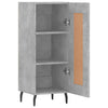 Betongraues Sideboard Abbas 34,5x34x90cm (Holz)