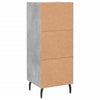 Betongraues Sideboard Abbas 34,5x34x90cm (Holz)