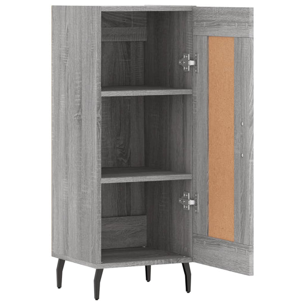 Graues Sideboard Abbas 34,5x34x90cm (Holz)