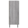 Graues Sideboard Abbas 34,5x34x90cm (Holz)