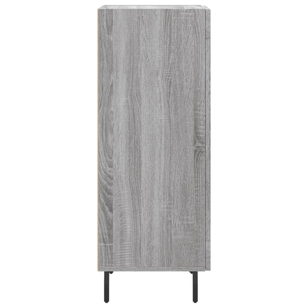 Graues Sideboard Abbas 34,5x34x90cm (Holz)