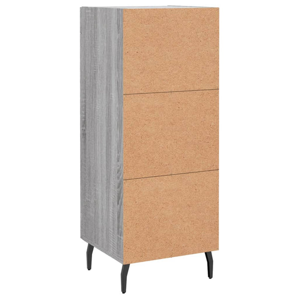 Graues Sideboard Abbas 34,5x34x90cm (Holz)