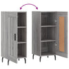 Graues Sideboard Abbas 34,5x34x90cm (Holz)