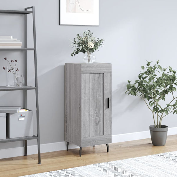 Graues Sideboard Abbas 34,5x34x90cm (Holz)