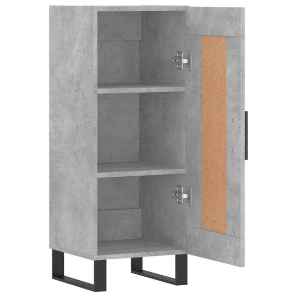 Senkki Isiah zementgrau 34,5x34x90cm (Holz)
