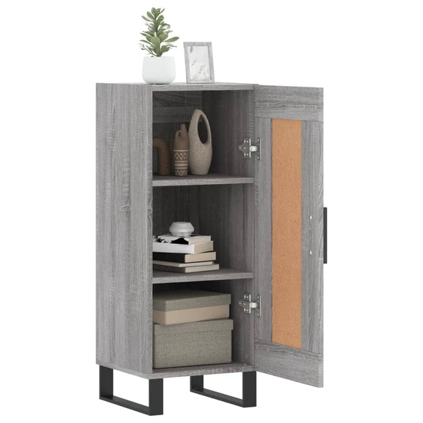 Harmaa senkki Isiah 34,5x34x90cm (puinen)