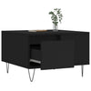 Couchtisch Patrut, Schwarz, 55x55x36,5cm (Holz)