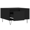 Couchtisch Patrut, Schwarz, 55x55x36,5cm (Holz)