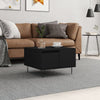 Couchtisch Patrut, Schwarz, 55x55x36,5cm (Holz)