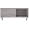 Grauer Couchtisch Lazar 80x80x36,5cm (Holz)