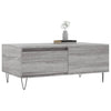 Grauer Couchtisch Vincenzio 90x50x36,5cm (Holz)