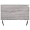 Grauer Couchtisch Vincenzio 90x50x36,5cm (Holz)