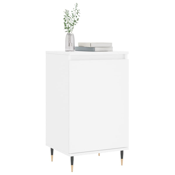 Valkoinen senkit Solo 40x35x70cm (2 kpl puinen)