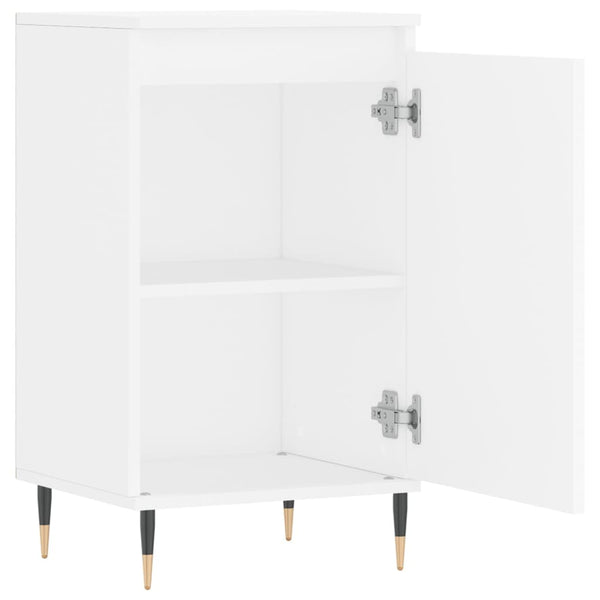 Valkoinen senkit Solo 40x35x70cm (2 kpl puinen)