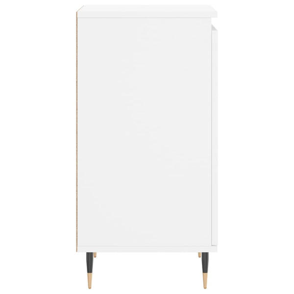 Valkoinen senkit Solo 40x35x70cm (2 kpl puinen)