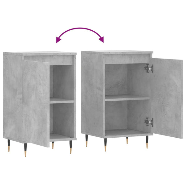 Kommode Solo 40x35x70cm, betonggrau (Holz)