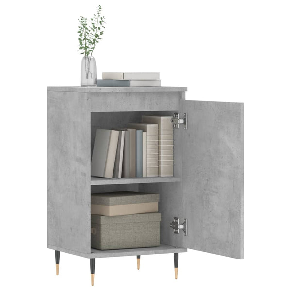 Betongraues Sideboard Solo 40x35x70cm (2 Stück Holz)