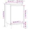 Savutammi senkit Solo 40x35x70cm (2 kpl, puinen)