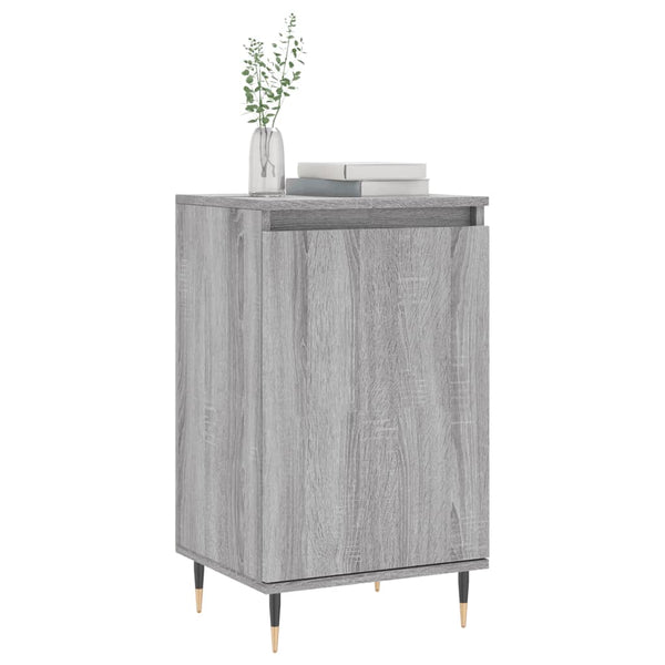 Graues Sideboard Solo 40x35x70cm (2 Stück, Holz)
