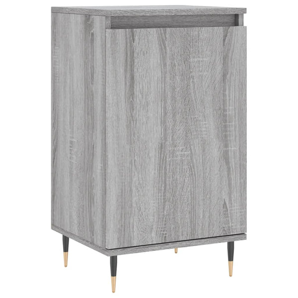 Graues Sideboard Solo 40x35x70cm (2 Stück, Holz)