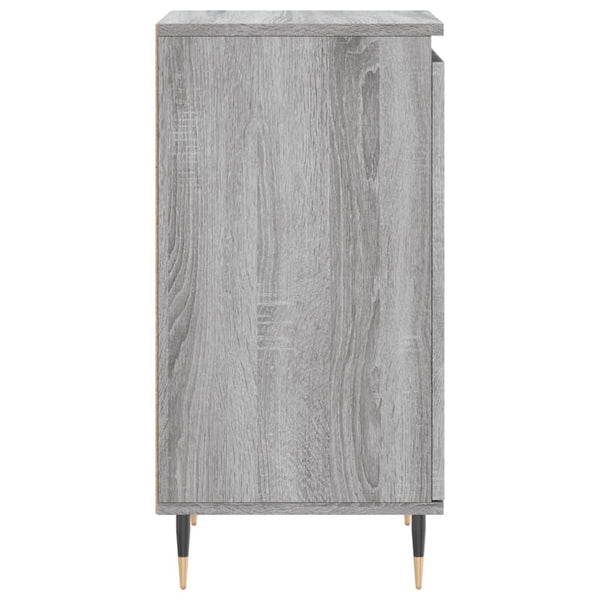 Graues Sideboard Solo 40x35x70cm (2 Stück, Holz)