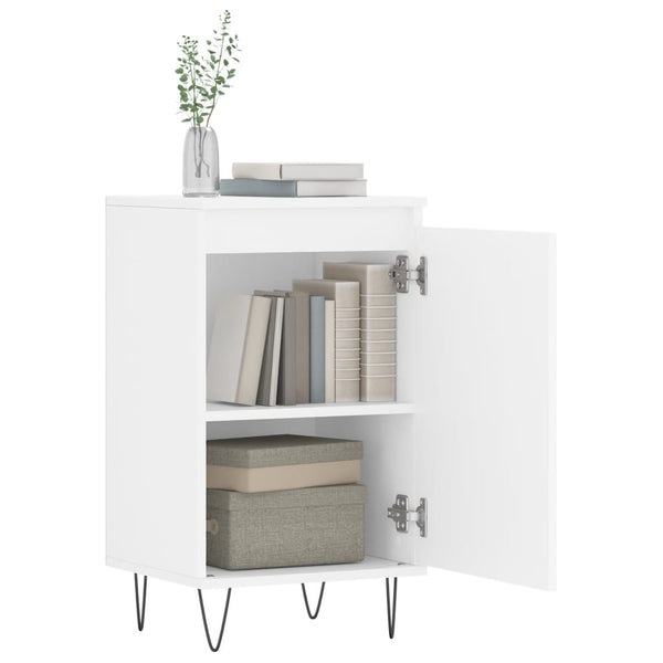 Weißes Sideboard Liugi 40x35x70cm (2 St. aus Holz)