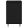 Schwarze Kommoden Liugi 40x35x70cm (2 Stück Holz)