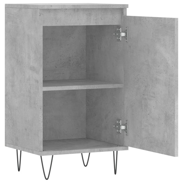 Betoninharmaa senkit Liugi 40x35x70cm (2 kpl puinen)