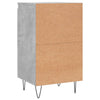 Betoninharmaa senkit Liugi 40x35x70cm (2 kpl puinen)