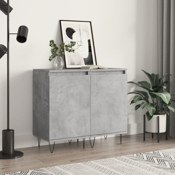 Betoninharmaa senkit Liugi 40x35x70cm (2 kpl puinen)