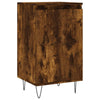 Vitrinenschrank Liugi aus geräucherter Eiche 40x35x70cm (Holz)