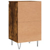 Vitrinenschrank Liugi aus geräucherter Eiche 40x35x70cm (Holz)
