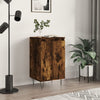 Vitrinenschrank Liugi aus geräucherter Eiche 40x35x70cm (Holz)