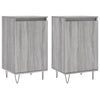 Graues Sideboard Liugi 40x35x70cm (2 Stück, Holz)
