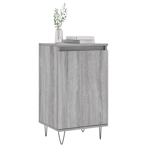 Graues Sideboard Liugi 40x35x70cm (2 Stück, Holz)