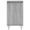 Graues Sideboard Liugi 40x35x70cm (2 Stück, Holz)