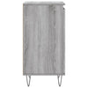 Graues Sideboard Liugi 40x35x70cm (2 Stück, Holz)