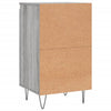 Graues Sideboard Liugi 40x35x70cm (2 Stück, Holz)