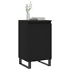 Schwarze Kommoden Doria 40x35x70cm (2 Stück Holz)