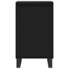 Schwarze Kommoden Doria 40x35x70cm (2 Stück Holz)