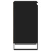 Schwarze Kommoden Doria 40x35x70cm (2 Stück Holz)