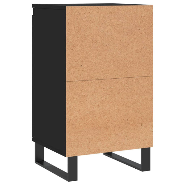 Schwarze Kommoden Doria 40x35x70cm (2 Stück Holz)