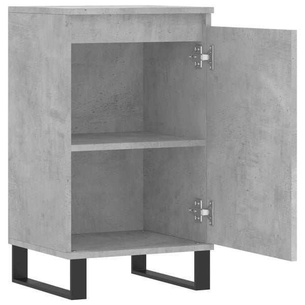 Betongraue Nachtschränke Doria 40x35x70cm (2 St. Holz)