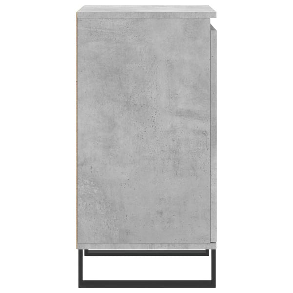 Betongraue Nachtschränke Doria 40x35x70cm (2 St. Holz)