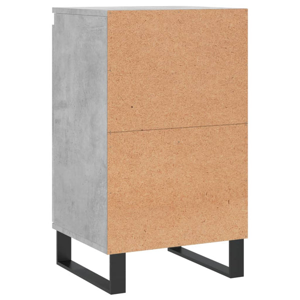 Betongraue Nachtschränke Doria 40x35x70cm (2 St. Holz)