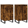 Ablage aus geräucherter Eiche Doria 40x35x70cm (2 St., Holz)