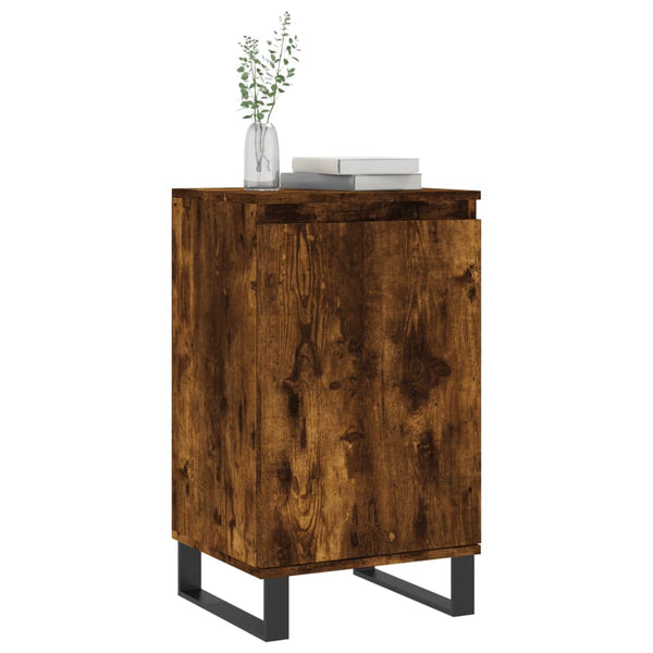 Ablage aus geräucherter Eiche Doria 40x35x70cm (2 St., Holz)