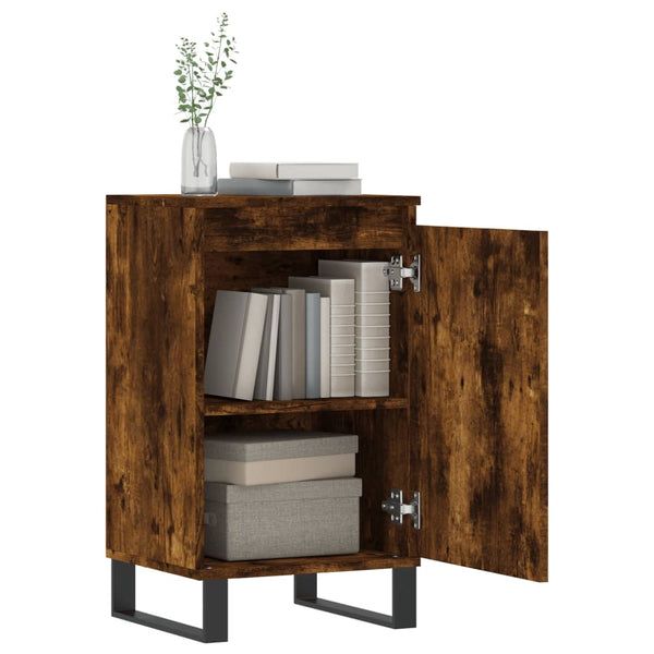 Ablage aus geräucherter Eiche Doria 40x35x70cm (2 St., Holz)