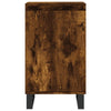 Ablage aus geräucherter Eiche Doria 40x35x70cm (2 St., Holz)